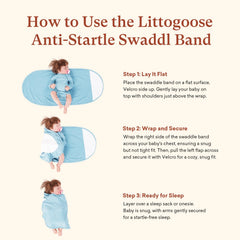 littogoose fabric close-up ultra-soft breathable material gently cradles tiny arms.
