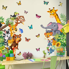 Litupic forest animal stickers packaging preview for quick room transformation