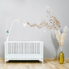 LIUDHPSP wind-up music box delivers gentle melodies for calming routines.
