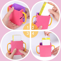 LIUHUIZEYU telescopic cup holder adapts to different cup sizes on the go