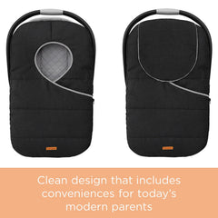 liuliuby winter carseat cover front zipper entry for easy in and out