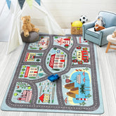 LIVEBOX Soft Kids Rug front view shows cushioned play surface for toddlers