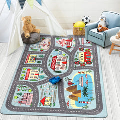 LIVEBOX Soft Kids Rug front view shows cushioned play surface for toddlers