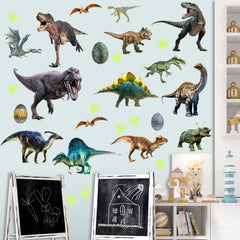 LiveGallery large dinosaur wall decal adds a bold focal point to kids' rooms