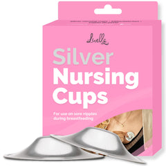 Livella Silver Nursing Cups close-up showing protective barrier for nipples.