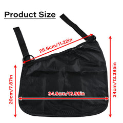 LiXiongBao side sling mesh net right side on stroller for easy reach during strolls