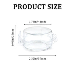 LJHYSD deadbolt cover transparent design preserves decor while showing lock status.