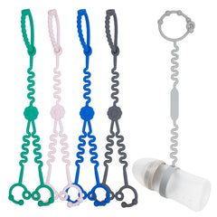 LJOWJVA baby toy straps show two-toy attachment for on-the-go play