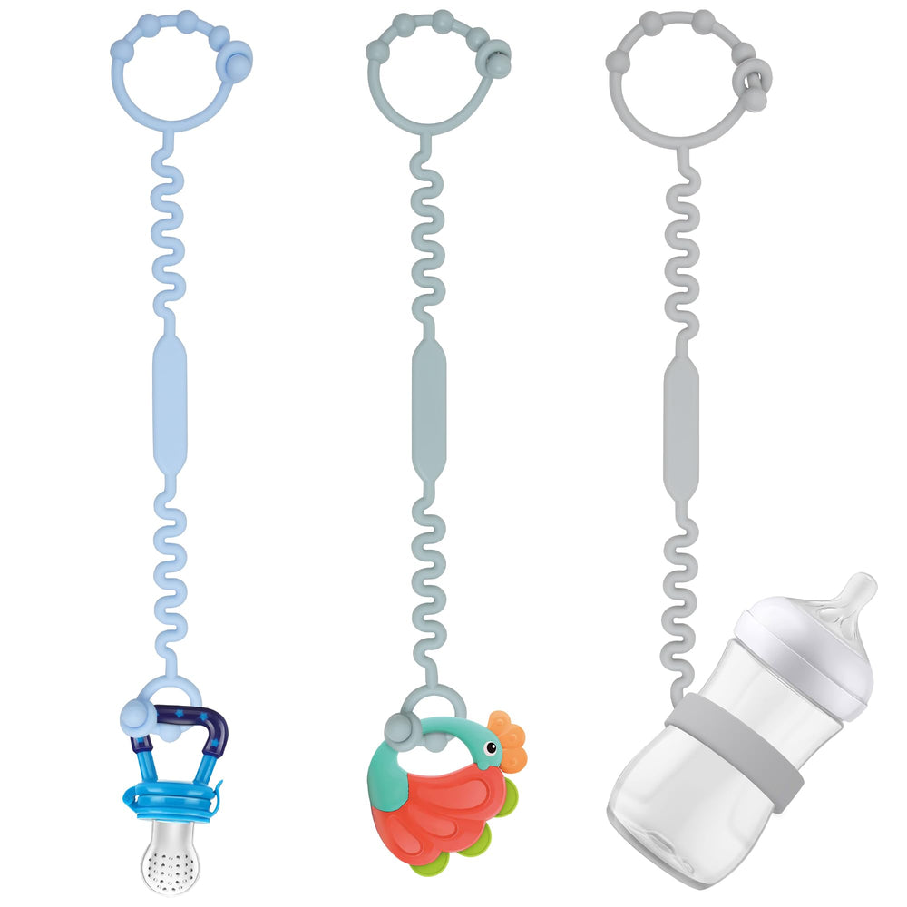 LJOWJVA Toy Straps pacifier clip keeps pacifiers clean and within reach by the stroller