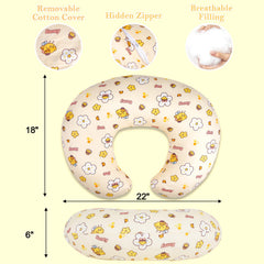 LLCJYYCY nursing pillow breathable cover helps baby stay cool.