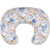LLCJYYCY Nursing Pillow cover detail highlighting breathable 100% cotton fabric for easy care.