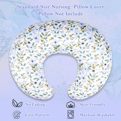 LLCJYYCY nursing pillow cover demonstrates perfect fit on Boppy Original and standard pillows.