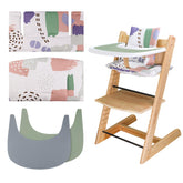 LLHQAMT Tripp Trapp cushion two-parts design supports longer, calmer feeding sessions.