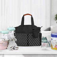 Lmbabter diaper bag tote with changing station upgrade for on-the-go changes