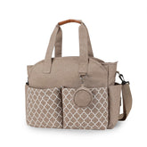 Lmbabter Diaper Bag Tote changing-station layout enables on-the-go organization.