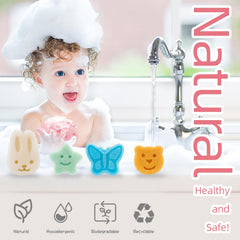 LMSMW Konjac baby sponge star for soothing rinses and imaginative baths