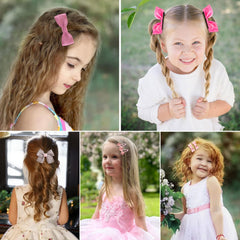 LMYMHMLM elastic hair tie bows offering gentle hold for active days