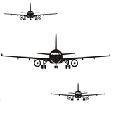 Lnrkai large airplane wall sticker on wall for bold living room decor.
