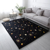 Loartee Coral Velvet Area Rug close-up texture shows plush softness for cozy playtime.