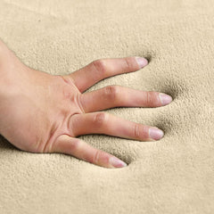 Loartee Coral Velvet Crawling Rug toddler-play scene demonstrates a large surface for shared toys and safe exploration.