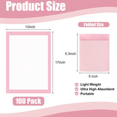Loccmat 17x13 underpad showing absorbent surface for quick liquid control.
