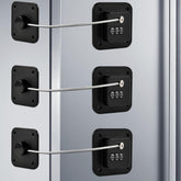 Locilot fridge lock 3-pack full set secures a kitchen fridge with child-safe accessibility.