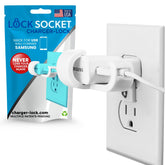 LOCK SOCKET secure-fit design demonstrates firm charger connection for safer charging