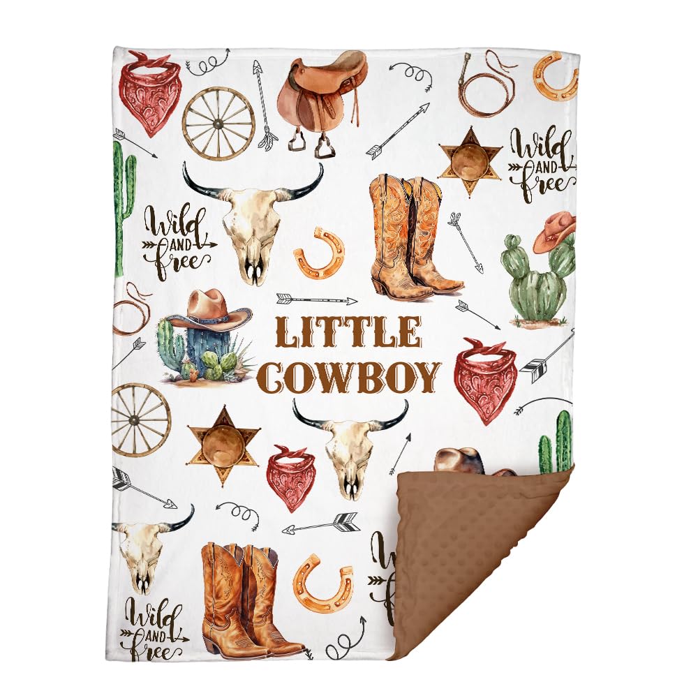 Locobird Western Baby Blanket pattern for stylish nursery decor and cozy snuggles.