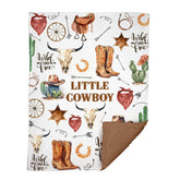 Locobird Western Baby Blanket pattern for stylish nursery decor and cozy snuggles.