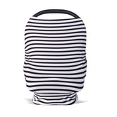 LOEKEAH baby car seat cover closeup shows soft fabric for gentle touch.
