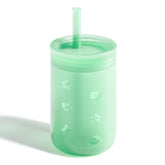 Login Life sippy cup lemon lid close demonstrates a secure seal for spill prevention