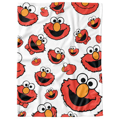 LOGOVISION Elmo design blanket fade- and stain-resistant for easy care.