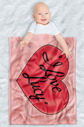 LOGOVISION I Love Lucy blanket 30x40 ready for cozy newborn snuggles