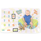LOGOVISION Scooby-Doo milestone blanket backdrop for adorable growth photos