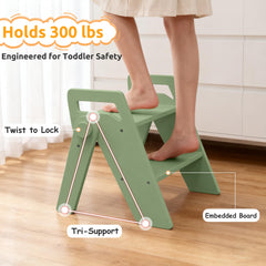 LOHASOK non-slip base pads keep it steady on tile floors.