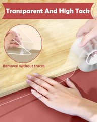 Loiion soft corner guards on a table show near-invisible protection that preserves decor