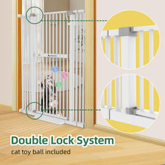 Lokshun gate width compatibility showing 30-38 inch openings.