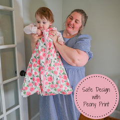 LollyBanks organic cotton texture emphasizes softness against baby skin and breathability