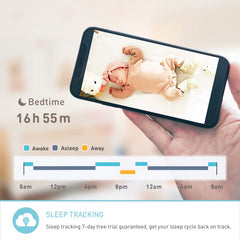 Lollipop Cotton Candy monitor with true crying detection alerts when baby needs attention.