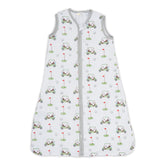 LollyBanks baby sleep sack close-up showing organic cotton softness for gentle skin contact.
