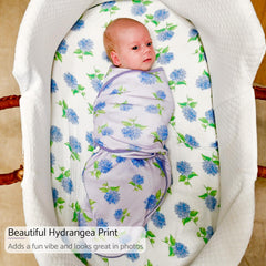 LollyBanks baby swaddle wrapped in soft cotton for secure early sleep