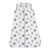 LollyBanks organic cotton sleep sack fabric close-up highlighting gentle softness for baby's skin