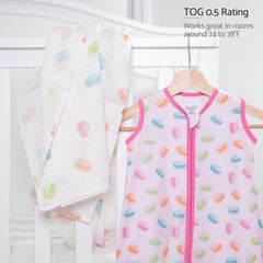 LollyBanks Sleep Sack organic cotton fabric offers soft, skin-friendly touch