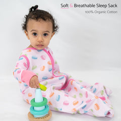 LollyBanks Sleep Sack two-way zipper enables easy diaper changes at night