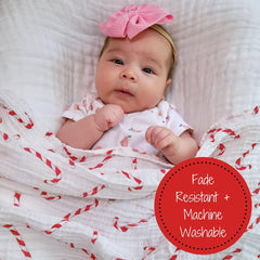 LollyBanks soft cotton muslin texture for breathable comfort