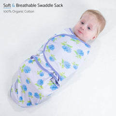 LollyBanks swaddle sack easy-change zipper for quick, quiet diaper changes