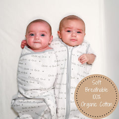 LollyBanks swaddle bottom zipper enables quick, quiet diaper changes.