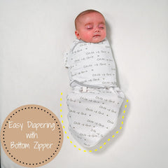 LollyBanks swaddle fits babies 3-6 months up to 30 inches.