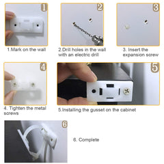 LOMILY bracket and strap assembly setup for sturdy furniture anchoring