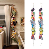 LONCHDAN stuffed animal chain 80in offering space-saving storage for plush toys.